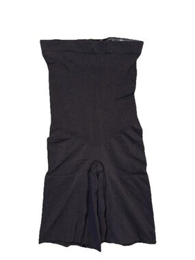 Spanx Shapewear Shorts Womens Medium Black High Waisted Tummy Control Shaper
